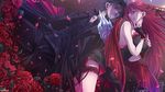  dress garter no_bra psychic_hearts tagme wallpaper wings 