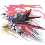  absurdres artificial_eye commentary core_fighter core_splendor dual_wielding energy_beam energy_blade energy_sword force_impulse_gundam gundam gundam_seed gundam_seed_destiny highres holding holding_beam_saber holding_sword holding_weapon humanoid_robot impulse_gundam mecha mecha_focus mechanical_arms mechanical_eye mechanical_hands mechanical_head mechanical_legs mobile_suit no_humans robot science_fiction simple_background solo sword user_mhyx7458 weapon white_background 