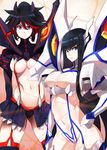  armor cleavage kill_la_kill kiryuuin_satsuki makai matoi_ryuuko no_bra stockings thighhighs underboob 