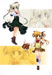  asteion dress einhart_stratos fujima_takuya heels heterochromia mahou_shoujo_lyrical_nanoha mahou_shoujo_lyrical_nanoha_vivid sacred_heart seifuku vivio 