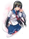  kantai_collection megane ooyodo_(kancolle) seifuku simosi 