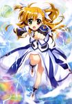  armor dress fujima_takuya heterochromia mahou_shoujo_lyrical_nanoha mahou_shoujo_lyrical_nanoha_vivid vivio 