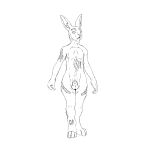 4_toes 5_fingers animal_genitalia animal_humanoid animal_penis armpit_hair body_hair cyrus_(dazydoe) dazydoe digital_drawing_(artwork) digital_media_(artwork) digitigrade facial_scar feet fingers fluffy full-length_portrait fur genitals hi_res humanoid lagomorph lagomorph_humanoid lagomorph_penis large_pupils leg_scar leporid long_ears male mammal mammal_humanoid monochrome nipple_outline nude original_character_do_not_steal paws pecs penis penis_tip portrait rabbit rabbit_ears scar scars_all_over sheath sheathed_tapering_penis sketch solo standing tapering_penis thigh_scar toes tuft unfinished