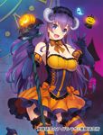  cleavage dress halloween heels horns idol_labo thighhighs wacchi 