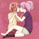  akaza_akari baka_neko yoshikawa_chinatsu yuri yuru_yuri 