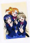  kousaka_honoka love_live! minami_kotori murota_yuuhei seifuku sonoda_umi 