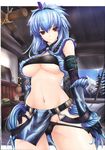  erect_nipples horns kirin kizuki_aruchu monster_hunter pantsu panty_pull scanning_artifacts underboob 