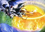  freedom_gundam gun gundam gundam_seed mecha ueda_youichi weapon wings 