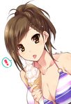  bikini cleavage hyoudou_rena paopao swimsuits the_idolm@ster the_idolm@ster_cinderella_girls 