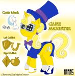  2012 chess_piece clothed clothing dice equine eyewear fan_character hat headwear horn mammal meanmotorscooter my_little_pony unicorn 