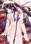  bottomless female_admiral_(kancolle) kantai_collection sword tatekawa_mako uniform wnb 