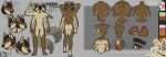 2_heads 2_tails 4_arms 4_toes 6_fingers absurd_res anthro brown_body brown_fur butt canid canine canis coyote dom_(coyote-only) expressions extra_fingers facial_tuft featureless_chest featureless_crotch feet fingers front_view fur grey_background hi_res male male_anthro mammal mattiyyah_lion model_sheet multi_arm multi_head multi_limb multi_tail multicolored_body multicolored_fur multifur nude_anthro nude_male orange_eyes polydactyly rear_view simple_background solo standing tail tan_body tan_fur toes tuft