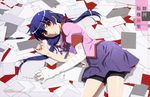  bakemonogatari bandages bike_shorts hanamonogatari kanbaru_suruga matsuura_chikara nisemonogatari owarimonogatari seifuku 