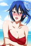  cleavage erect_nipples nisekoi swimsuits tsugumi_seishirou 