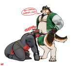 age_difference alrick_(lohboh) american_football anthro aroused aroused_by_another aroused_face aroused_male aroused_smile aviesergal backwards_baseball_cap backwards_cap backwards_hat barazoku barefoot baseball_cap bdsm bdsm_gear beard beer_belly belly biceps big_belly big_bulge big_muscles big_pecs black_body black_collar black_scales bodily_fluids body_hair body_worship bondage bondage_gear bound brown_beard brown_body brown_chest_hair brown_facial_hair brown_fur brown_hair brown_pubes brown_sideburns bulge bulge_in_face bulge_musk canid canine canis chest_hair clothed clothing collar crotch_in_face crotch_sniffing cuff_(restraint) cum cum_in_clothing cum_in_jockstrap cum_in_underwear cum_spurt cum_through_clothing cum_through_jockstrap cum_through_underwear cumshot detailed_bulge dialogue dirty_talk dominant dominant_anthro dominant_male dragon duo ejaculation english_text erection erection_under_clothing erection_under_jockstrap erection_under_underwear exposed_chest eyes_closed face_in_crotch facial_hair feet football_player fur genital_fluids genital_outline green_clothing green_hat green_headwear green_jacket green_jockstrap green_topwear green_underwear grin grinning_at_partner hair hand_on_hip handcuffs happy_trail hat headgear headwear hi_res homophobic_slur jacket jock jockstrap jockstrap_sniffing kabob_(dragonkabob) kneeling kneeling_oral_position leash leashed_anthro leashed_collar leashed_male letterman_jacket looking_pleasured male male/male mammal manly metal_cuffs multicolored_body multicolored_fur multicolored_scales musclegut muscular muscular_anthro muscular_male musk musk_worship musky_jockstrap musky_penis musky_underwear mythological_creature mythological_scalie mythology older_anthro older_male open_clothing open_jacket open_topwear orange_clothing orange_jockstrap orange_underwear orgasm pantsless pantsless_anthro pantsless_male pecs penis_outline profanity pubes red_body red_scales restraints scales scalie scent scent_play shackles sideburns simple_background smile smirk smirking_at_another smirking_at_partner smirking_dom sniffing sniffing_clothes speech_bubble sport standing submissive submissive_anthro submissive_male taunting taunting_partner tenting text thick_arms thick_thighs topwear two_tone_body two_tone_scales unbuttoned unbuttoned_topwear underwear underwear_sniffing wet wet_clothing wet_underwear white_background white_body white_clothing white_fur white_jacket white_topwear wolf younger_anthro younger_male