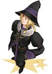  alternate_costume bad_id bad_pixiv_id black_mage blonde_hair braid crossover final_fantasy final_fantasy_xi hat kirisame_marisa riku_(tigercharge) solo the_iron_of_yin_and_yang touhou yellow_eyes 