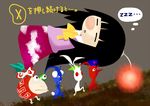  bulbmin everyone fujiwara_no_mokou hime_kake houraisan_kaguya inaba_tewi multiple_girls parody pikmin_(series) pikmin_2 reisen_udongein_inaba sleeping touhou yagokoro yagokoro_eirin 