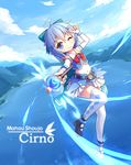  cirno langbazi thighhighs touhou wings 