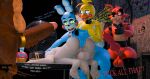 3d_(artwork) absurd_res accessory anal anal_fingering anal_penetration animal_genitalia animal_penis animatronic anthro anthro_fingering_anthro anthro_fingering_male anus avian backsack balls beak bear bib big_balls big_butt big_penis bird black_clothing blue_body blue_eyes bonnie_(fnaf) bow_(feature) bow_tie brown_body brown_genitals brown_penis butt canid canine chicken clothed clothing cock_ring dialogue digital_media_(artwork) english_text erection eyewear feet female female_anthro femboy fingering fingering_partner fingers five_nights_at_freddy's five_nights_at_freddy's_2 fox foxy_(fnaf) freddy_(fnaf) fur furniture galliform genitals gesture glowing glowing_eyes green_eyes group group_sex handwear hi_res holding_penis huge_penis human humanoid_genitalia humanoid_penis jewelry lagomorph legwear leporid machine male male/female male/male male_anthro male_fingered male_on_anthro male_penetrated mammal masturbation monotone_genitals multicolored_body nude one_eye_closed open_mouth penetration penile penis penis_accessory penis_jewelry phasianid profanity rabbit red_body red_fur red_genitals red_penis ring robot scottgames sex table tail tan_body teeth text thedirtyant thick_thighs toes tongue toy_bonnie_(fnaf) toy_chica_(fnaf) toy_freddy_(fnaf) two_tone_body white_body white_genitals white_penis white_skin wink yellow_body