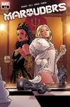  2girls absurdres black_dress black_hair black_lace_trim black_nails blonde_hair blue_eyes bodice breasts character_request chess_piece cloak comic_cover copyright_logo copyright_name cover cover_page cowboy_shot cup curly_hair dark-skinned_female dark_skin dress earrings elbow_gloves emma_frost fingerless_gloves fur-trimmed_cloak fur_trim gloves gold_earrings highres holding holding_riding_crop indoors jewelry lace_trim logo long_hair looking_at_viewer looking_to_the_side makeup marvel matt_wilson medium_breasts medium_hair mole mole_on_cheek multiple_girls official_art panties parted_hair riding_crop russell_dauterman sebastian_shaw thighhighs underwear veil western_comics_(style) white_bodice white_cloak white_gloves white_lips white_panties white_thighhighs x-men yellow_gloves 
