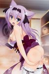  ass baseson breasts kazumasu_hina_hikoemon_takigawa mtu no_bra panty_pull sengoku_koihime thighhighs undressing 