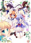  ass gochuumon_wa_usagi_desu_ka? hoto_cocoa kafuu_chino kirima_sharo mikeou nopan seifuku tedeza_rize thighhighs ujimatsu_chiya 