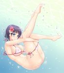  ass bikini cleavage feet kawase_seiki kirigaya_suguha nipples panty_pull see_through swimsuits sword_art_online undressing 