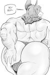 animal_head animal_humanoid back_muscles bat bat_humanoid big_butt bulge bulge_from_behind butt butt_focus butt_grab clothed clothing dispatch english_text for_a_head furryonline1 hand_on_butt hi_res huge_butt humanoid jockstrap jockstrap_only looking_at_viewer looking_back looking_back_at_viewer male mammal mammal_humanoid muscular muscular_arms muscular_male perineum rear_view solo sonar_(dispatch) talking_to_viewer text topless underwear underwear_only