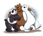  2019 anthro black_nose brown_bear by-nc-nd cartoon_network creative_commons digital_media_(artwork) fur grizzly_(wbb) grizzly_bear group hi_res ice_bear male mammal orlandofox panda panda_(wbb) polar_bear ursine we_bare_bears 