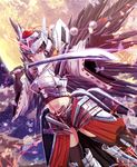  armor shameimaru_aya sword touhou windfeathers wings 