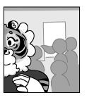 2025 anthro big_cheeks black_ears black_nose border cheek_tuft closed_smile clothing comic comic_panel crowd digital_drawing_(artwork) digital_media_(artwork) doorway facial_tuft featureless_face felid female fingers fur grey_wall group hi_res highlandkall inner_ear_fluff mammal monochrome mouth_closed naomi_(highlandkall) pantherine simple_background small_ears smile solo_focus striped_body striped_fur stripes tiger topwear tuft wall_(structure) white_background white_border white_inner_ear