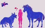 absurd_res anatomically_correct anatomically_correct_genitalia anatomically_correct_penis animal_genitalia animal_penis anon ball_tuft balls bestiality big_balls big_penis biped breasts cajuzinho02 canid canine canine_genitalia canine_penis canis digitigrade equid equine equine_genitalia equine_penis erection faceless_character faceless_female fan_character feet female female_human female_on_feral feral fluffy genitals group hi_res hindpaw hooves horse human human_on_feral humanoid_feet interspecies knot knot_root knotted_penis male male/female male_feral mammal nipples paws penis plantigrade quadruped sheath trio tuft unguligrade vein veiny_penis vulva warning_sign wolf