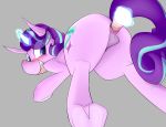  absurd_res anal blue_hair equine hair hi_res hooves horse majikplant420 mammal my_little_pony pony 