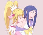  aida_mana blood dokidoki!_precure hishikawa_rikka pretty_cure seifuku unpale yuri 