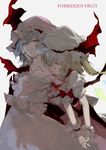  blood dress flandre_scarlet minakata_sunao remilia_scarlet touhou wings yuri 