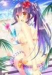  bikini garter saijou_yukina swimsuits wet 