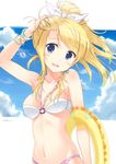  ayase_eli bikini cleavage hyuuga_azuri love_live! swimsuits 