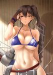  bikini_top cleavage kaga_(kancolle) kantai_collection nopan okitakung underboob 