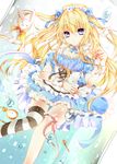  alice alice_in_wonderland bariko cleavage dress thighhighs 