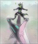 animated anthro anthro_on_feral balancing bestiality bodily_fluids cunnilingus cybernetics cyborg duo extreme_size_difference female feral fur genitals hi_res licking machine male open_mouth oral protogen saliva saliva_string sex shadarrius size_difference size_play smaller_female tongue vaginal visor vulva