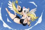  1girl ass blonde_hair breasts brown_eyes cleavage fairy_tail gaston18 large_breasts long_hair lucy_heartfilia 