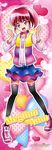  aino_megumi happiness_charge_precure! pretty_cure satou_masayuki stick_poster thighhighs 