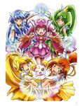  aoki_reika hino_akane hoshizora_miyuki kawamura_toshie kise_yayoi midorikawa_nao pretty_cure smile_precure! 