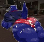  accessory after_sex age_difference animal_humanoid anthro anthrofied avian avian_humanoid back_muscles backsack balls barazoku big_balls big_butt big_nipples bird bird_humanoid blue_body blue_skin bodily_fluids brazilian brazilian_youtuber butt clothed clothing corvid corvus_(genus) crow cum cum_in_ass cum_inside cum_on_butt digital_media_(artwork) elderly_male erection eyewear genital_fluids genitals glasses humanoid kraven_(kraven_the_raven) kraven_the_raven kraventheraven_si7ko kraventheravensi7ko looking_back lying lying_on_ground male male/male muscular muscular_anthro muscular_male musk musk_cloud musky_balls musky_butt necktie nipples older_male on_front on_ground oscine passerine pixel_(artwork) pixelated presenting_balls raised_tail rear_view red_necktie ritcherr solo tail text thick_thighs underwear wearing_glasses youtuber 