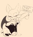 2020 absurd_res after_fellatio after_oral after_sex anthro armwear balls bat bat_wings big_breasts big_penis black_and_tan bodily_fluids boots breasts butt cleavage clothed clothing cum cum_drip cum_in_mouth cum_inside cum_on_breasts cum_on_face cum_on_ground cum_on_hand cum_on_tongue cum_string disembodied_penis dripping drooling duo elbow_gloves english_text erection eyelashes fellatio female footwear genital_fluids genitals glans glory_hole gloves handwear hi_res high_heeled_boots high_heels kneeling legwear lidded_eyes male male/female mammal membrane_(anatomy) membranous_wings messy monochrome narrowed_eyes nipple_slip nipples one_fang oral penile penis rouge_the_bat saliva saliva_string sega sex shoes sign sketch skinsuit solo_focus sonic_the_hedgehog_(series) struggling tears tenshigarden text thick_thighs thigh_boots thigh_highs tight_clothing tongue tongue_out vein veiny_penis wings