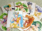  6+girls animal_print armor ayanokouji_rem bare_shoulders bikini bikini_armor black_gloves blue_eyes blue_hair bracer capelet caron_(rall) character_request commentary_request cream_lemon creamy_mami dream_hunter_rem elbow_gloves fandora finger_to_mouth gloves green_eyes green_hair highres horns jacket jewelry long_hair lum magical_emi mahou_no_star_magical_emi mahou_no_tenshi_creamy_mami midriff miniskirt mujigen_hunter_fandora multiple_girls navel necklace nka_46 open_mouth orange_hair panties panty_peek pauldrons pink_bikini pink_shirt pointy_ears ponytail purple_capelet purple_eyes purple_hair purple_shirt red_bikini red_eyes red_skirt ribbon sf_choujigen_densetsu_rall shirt short_hair shoulder_armor skirt sleeveless sleeveless_shirt smile swimsuit tiara tiger_print underwear urusei_yatsura white_panties white_shirt wind wind_lift yellow_bikini yellow_jacket yellow_ribbon yellow_skirt 