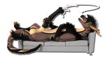 3d_(artwork) alpha_channel animal_genitalia animal_penis balls big_balls big_penis black_hair bodily_fluids brown_body claws cum cumshot digital_media_(artwork) ejaculation equine_genitalia equine_penis erection eyes_closed felkin feral flared_penis fur furniture genital_fluids genitals hair hi_res horn hybrid_genitalia hybrid_penis jaeger_(lewddragons) knot knotted_equine_penis knotted_penis lewddragons male masturbation medial_ring open_mouth penile penile_masturbation penis penis_grab simple_background sofa solo tail toe_claws transparent_background