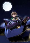 absurd_res aeromorph aircraft bandai_namco blonde_hair blue_eyes digimon digimon_(species) digimon_beatbreak duo feral flying full_moon hair hase_popopo hi_res human living_aircraft living_machine living_vehicle machine makoto_kuonji male mammal moon night scourgechiropmon sky smile star starry_sky vehicle yellow_eyes