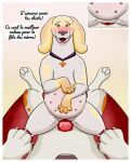 4_legs animal_genitalia animal_penis bed belfort_(belfort_and_lupin) belfort_and_lupin bird_dog blush bodily_fluids canid canine canine_genitalia canis close-up collar cowgirl_position cum cum_inside dialogue diane_(belfort_and_lupin) domestic_dog duo female female_on_top female_penetrated feral feral_on_feral feral_penetrated feral_penetrating feral_penetrating_feral first_person_view four-legged french from_front_position fur furniture genital_fluids genitals heart_symbol hi_res hunting_dog impregnation incest_(lore) knot knotted_penis knotting male male/female male_penetrating male_penetrating_female mammal mother_(lore) nipples on_bottom on_top parent_(lore) penetration penis pregnant pregnant_female pregnant_feral pregnant_sex quadruped royalty sex shaded simple_background son_(lore) spaniel thediamonddustt vaginal vaginal_penetration vulva white_body white_fur yellow_eyes