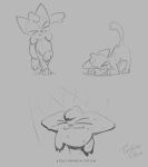 all_fours ass_up emanata eyes_closed felid feline female feral goo_creature happy hi_res jelly_cat_(turbineclaw) joyful light light_beam mammal raised_tail rubbing shatterstone sketch solo spreading_self steaming sunbathing sunbeam sunlight tail text trotting